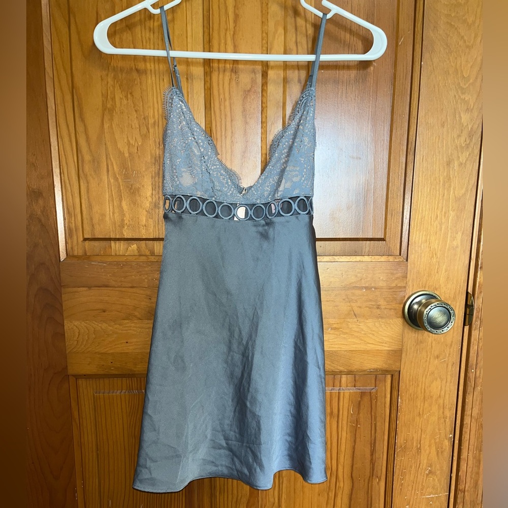 Blue Victoria’s Secret lingerie teddy top size XS